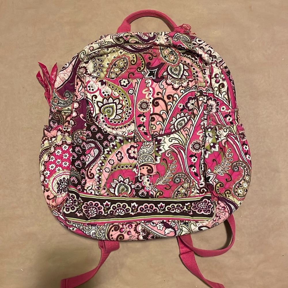 Vera Bradley Very Berry Paisley Small Backpack